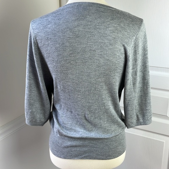 Worthinton Cowl Neck Sweater with 3/4 Length Sleeves - Picture 7 of 11